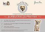 Daniels Tasty Petfoods Grain Free – Croquettes au poulet, patates douces et herbes – Pour petits chiens adultes