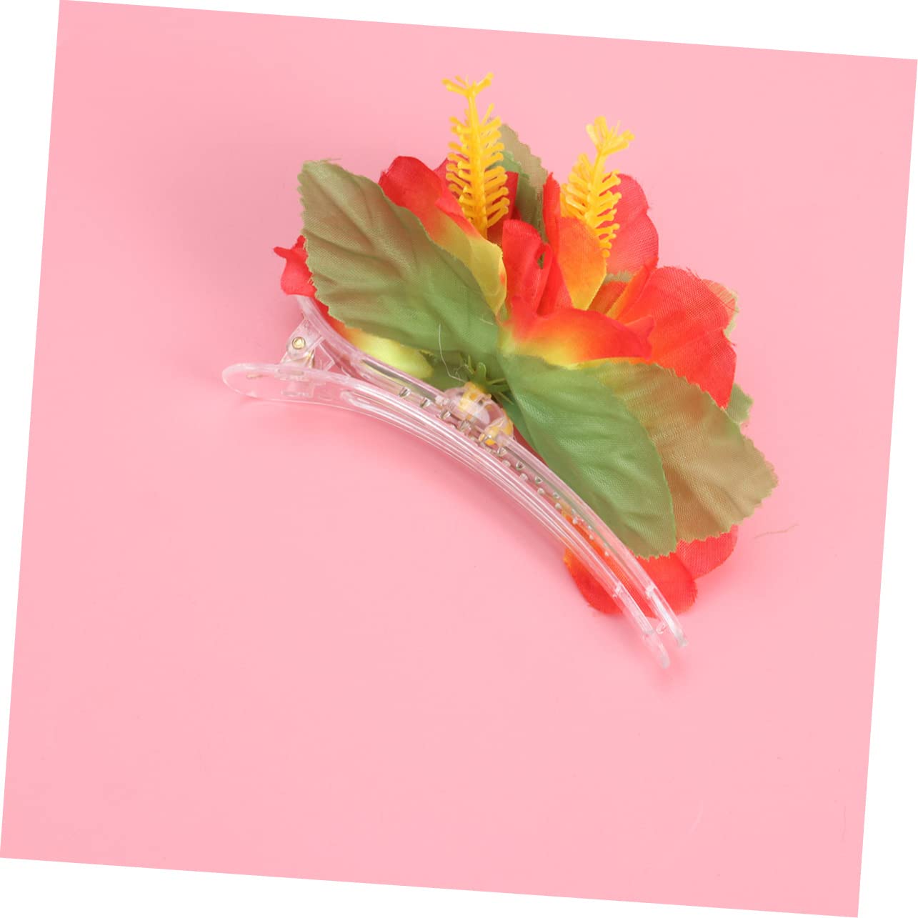 MAGICLULU 18piezas Horquillas De Flores Para Novias Tocados De Naranja De Playa Accesorios De Cabello Tropicales Para Mujeres