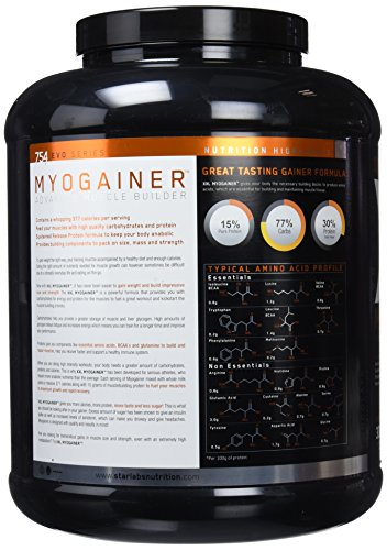 Starlabs nutrition xxl myo gainer, 2270gr. ganador de peso - Imagen 3