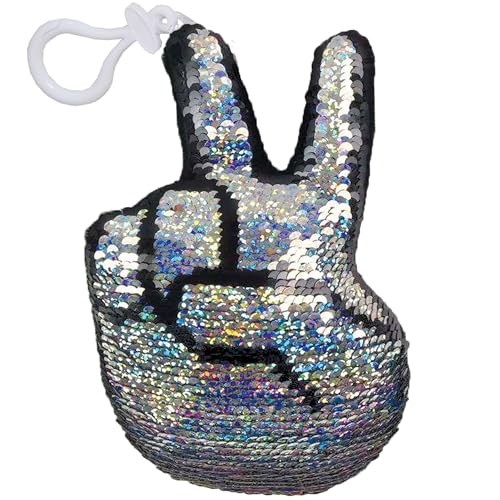 iscream Glittery Flip Sequin Backpack Keyring Clip - Collection
