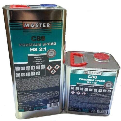 Troton HS KLARLACK Speed C88 7,5L Premium ACRYL Lack 2K 2:1 Fast inkl. HÄRTER