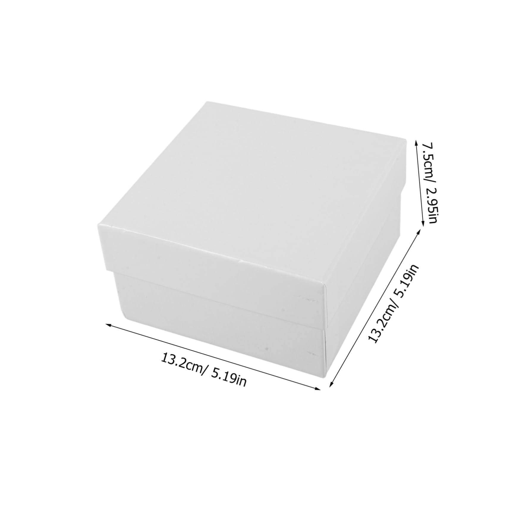 OSOLADY Box Box Freezer Box Cryogenic Rack Holder Microcentrifuge Tube Rack Testing Tube Holder Microcentrifuge Tube Storage Holder Cardboard Cryogenic Holder Lab Vial Holder White Paper