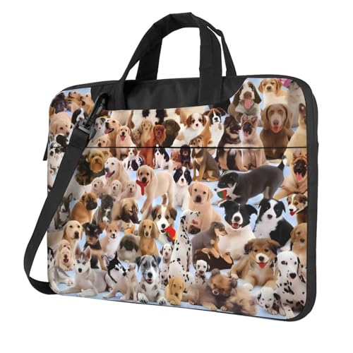 Sac ordinateur portable tissu Oxford 600D antichoc | Sacoche bandoulière pratique au quotidien