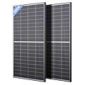 Callsun N-Type 16BB 400W Bifacial Solar Panel, 2Pcs 200 Watt Solar Panel 12/24V, 25% High Efficiency Monocrystalline PV Module for RV Camper Marine Rooftop Power Station Off-Grid Systems (2 Pack 200W)