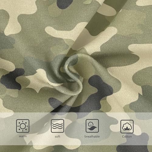 Cotton Toddlers Underwear Floral Classic Camouflage Olive Green Girl Panties Cute Bright Briefs Kids Undies 2t3