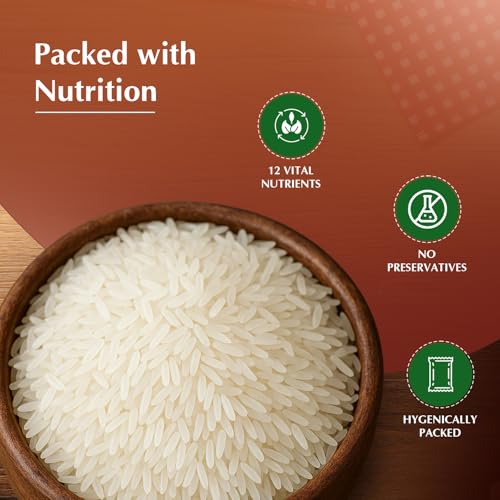 Image of Amazon Brand - Vedaka Kolam Rice | Raw | 5 Kg