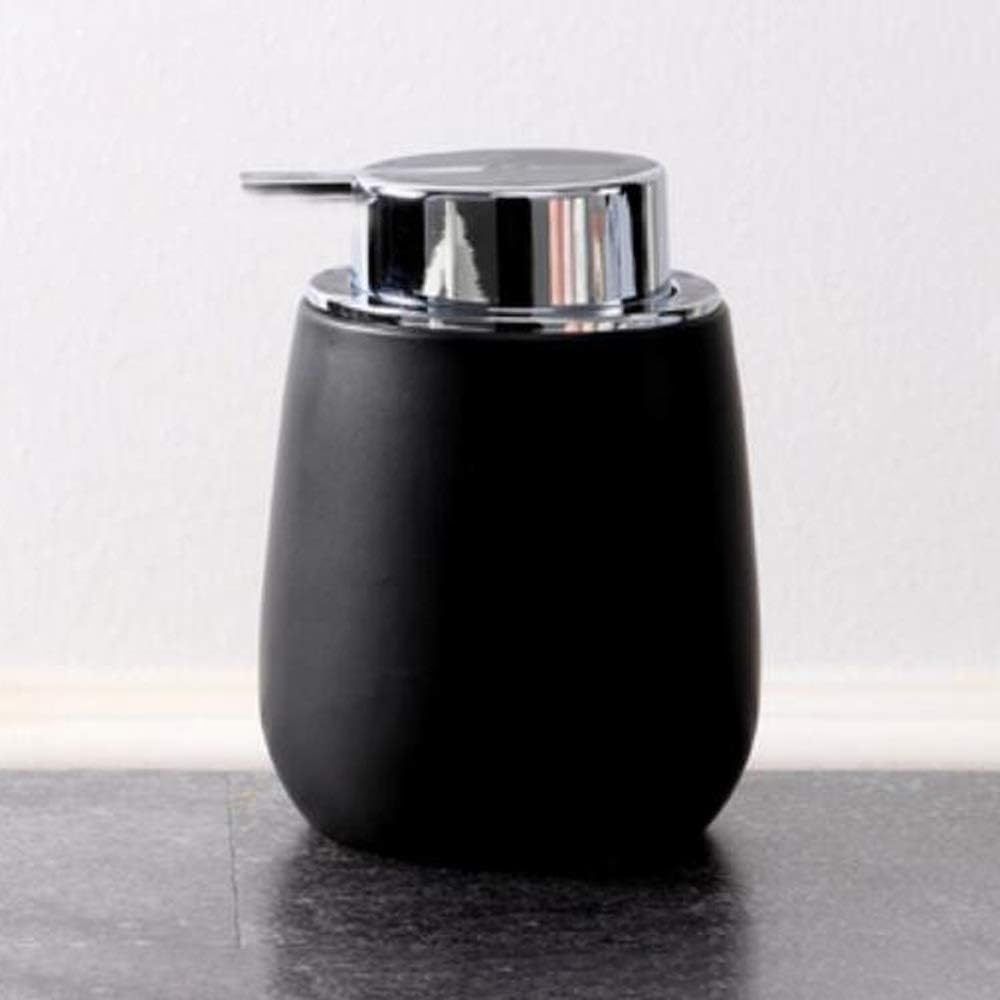 CaihongweiBlack New Ceramics Creative Soap Dispenser with Pump Hand Sanitizer Bottle Lotion Jar Liquid Bottle Housewares for Bathroom Hand sanitizer push type empty bottle lotion bottle (Color : A)