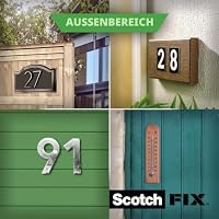 Scotch-Fix Doppelseitiges Montageband für Außenbereiche - 1 Rolle (19 mm x 5 m) - Hält bis zu 7 kg - Dauerhafte Klebekraft auf Metall, Holz, Acryl – Ansicht 4