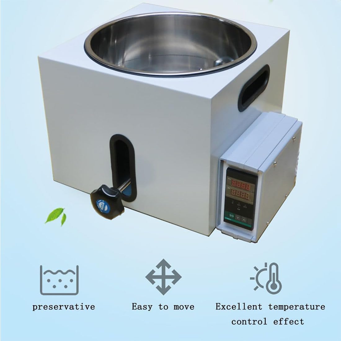 Digitales Laborwasserbad, PID-Temperaturregelung, Edelstahl-Liner, LED-Anzeige, Lift-Typ, konstante Temperatur für Chemie-Experimente, 3L