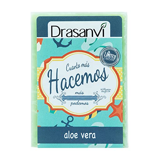 DRASANVI JABÓN ALOE VERA - ANTIINFLAMATORIO - RELAJANTE - Para piel enrojecida - VEGANO - 100g