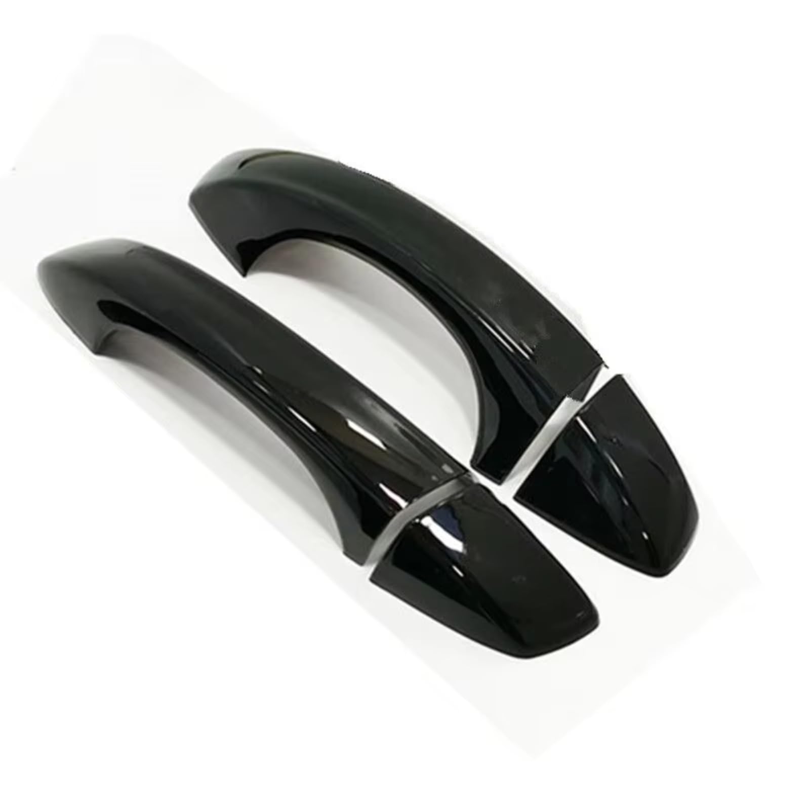 Amxaqjc Black For Vw For Scirocco 3 Mk3 2008-2015 Carbon Fiber Chrome Car Side Door Handle Cover Trim Styling Auto Accessories Car Side Door Handle(Black)