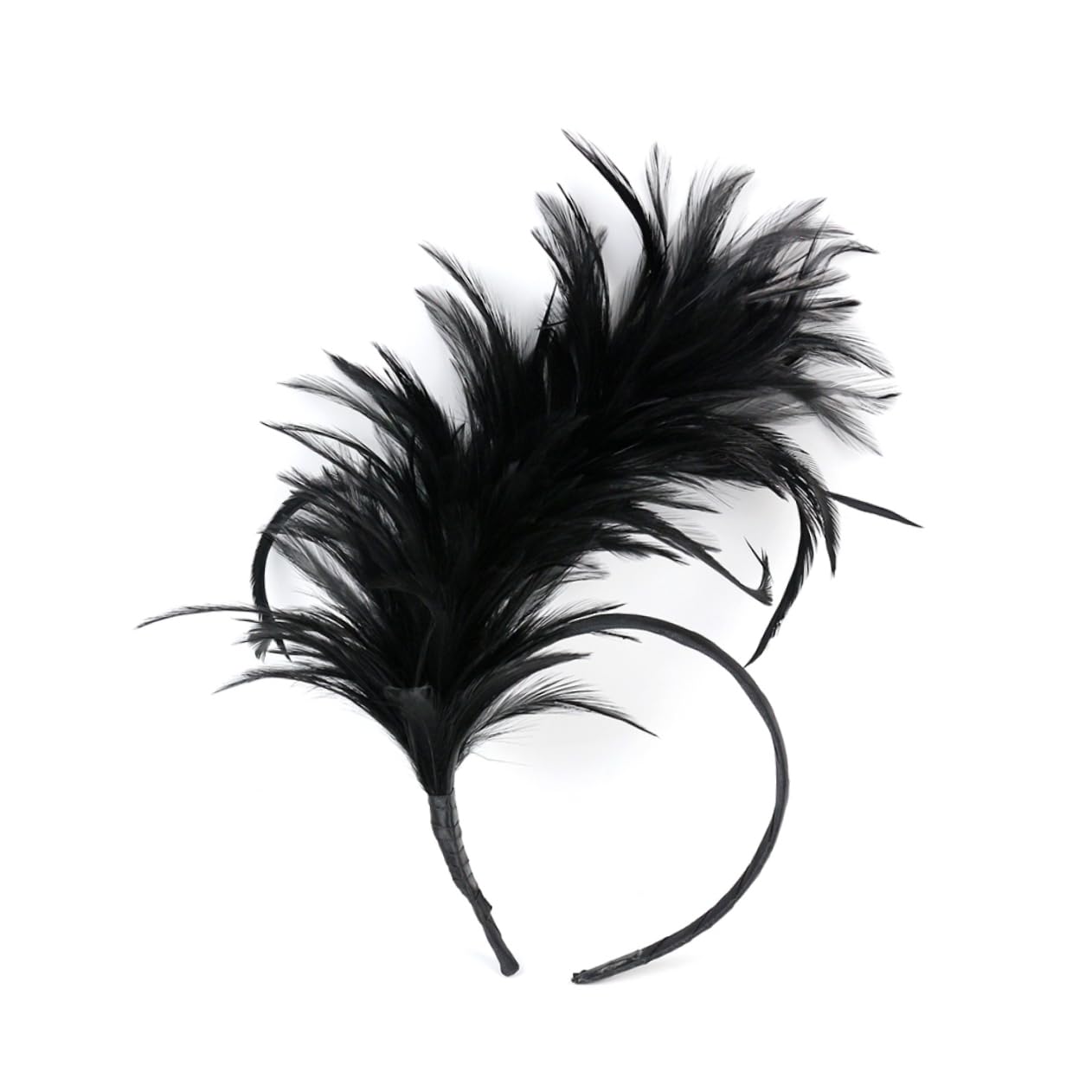 Healeved 3stücke Elegant Schwarzer Federhaarschmuck Für Braut Partys Teiliges Leicht Rutschfest Für Hochzeiten Cosplay Und Fotorequisiten Für Festliche Anlässe