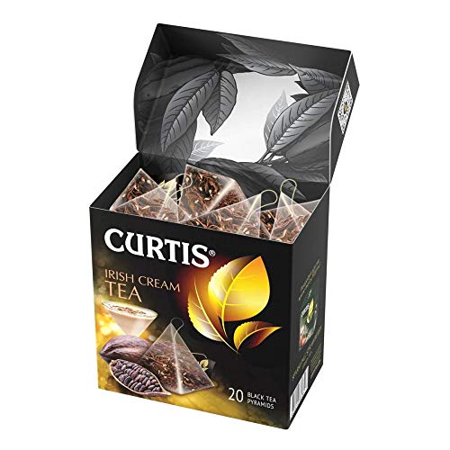 CURTIS Black Tea Irish Cream Taste (20 Pyramid Tea Sachets)