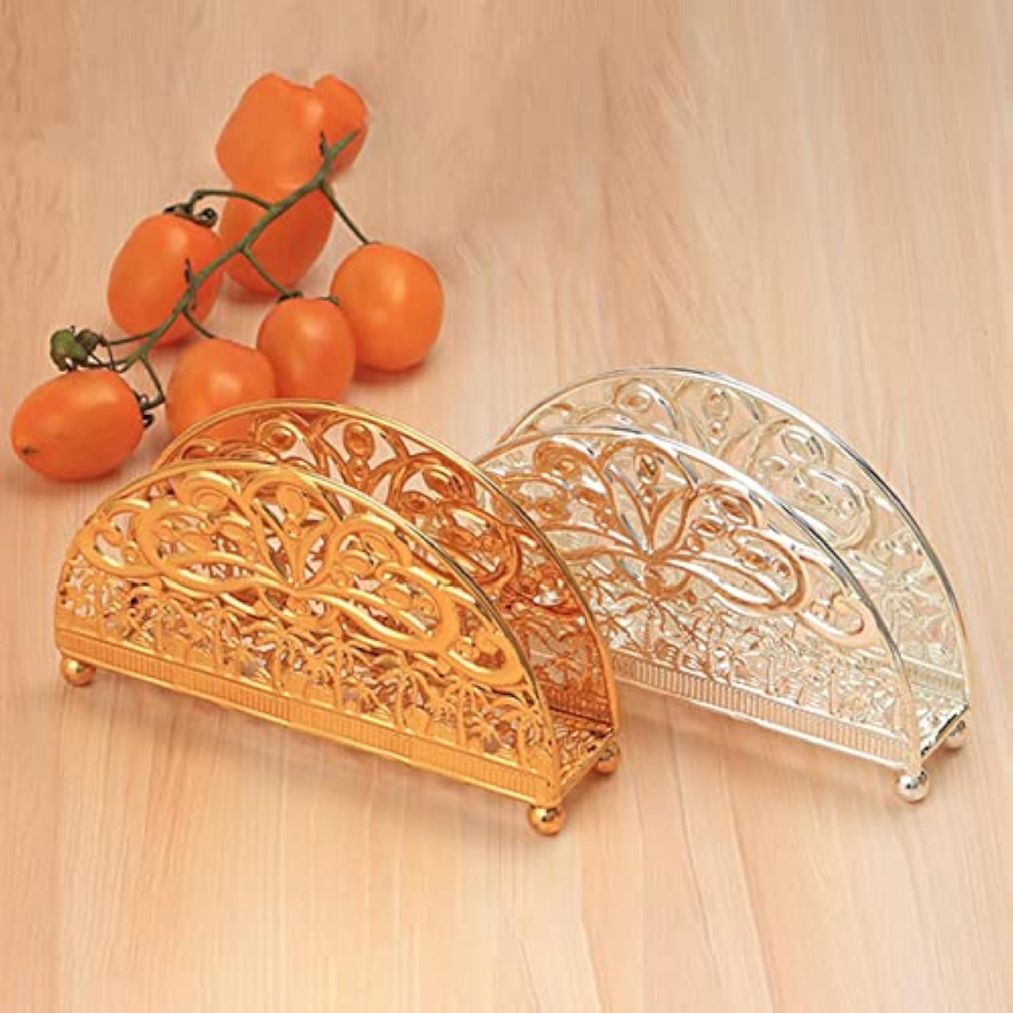 3xTable Tissue Storage Holder Restaurant Paper Rack Home Decor Silver
