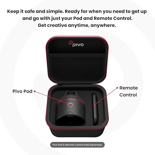 Miniatura 6 de Pivo Estuche de viaje Mini carcasa protectora rígida, portátil, ligera y duradera, compatible con Pivo Max