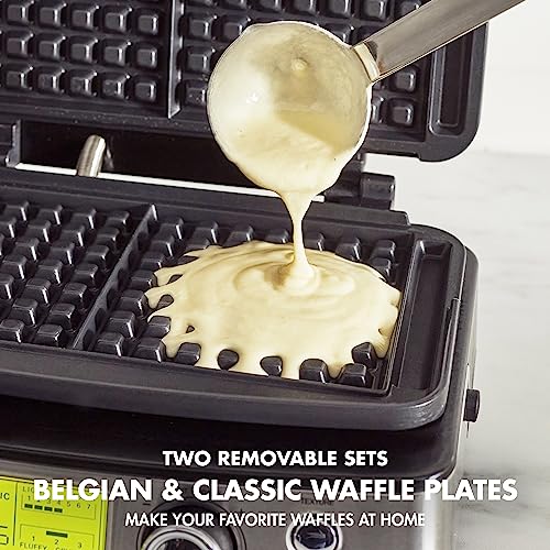 Elite 2Square Belgian & Classic Waffle Iron, Healthy