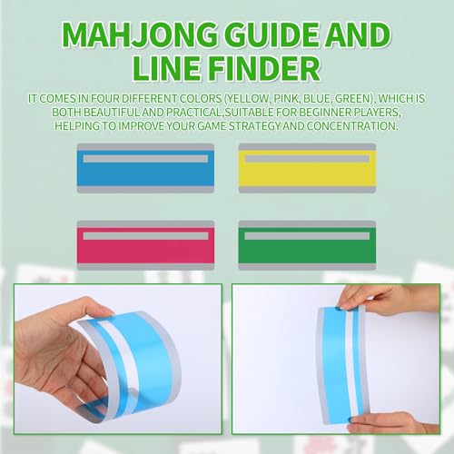 lasuroa 4pcs Mahjong Finder accesorios de juego miniatura 4