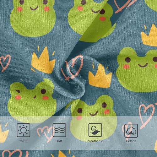 Girls Underwear Soft Cotton Cute Frog Kids Panties in Sizes 2/3t, 4t, 5t, 6 and 83