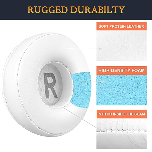 SOULWIT Earpads Replacement for Sony WH-CH500/CH510/CH520,MDR-ZX100/ZX110/ZX110NC/ZX220/XB200/ZX300/ZX330BT,MDR-V100/V150/V200/V250/V300/V400 - Image 4