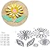 Whitelotous Cutting Dies Cut Dies Stencil Metal Template Mould for DIY Scrapbook Album Paper Card (Daisy)