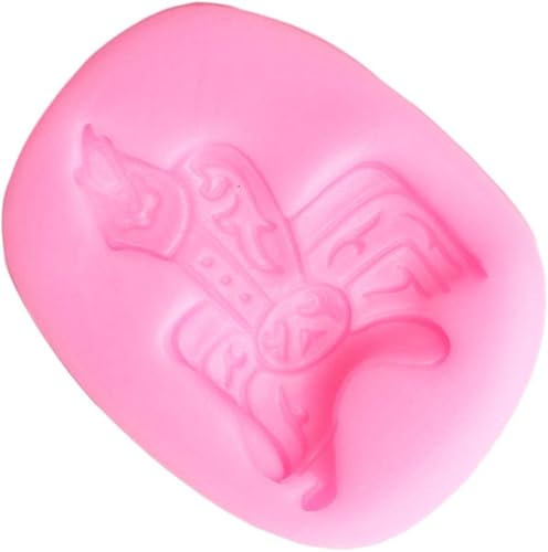 Miniatura 3 de Molde de silicona 3D para sillín de caballo para postres DIY molde de jabón, molde de chocolate, cupcake, decoración de pastel, decoración de