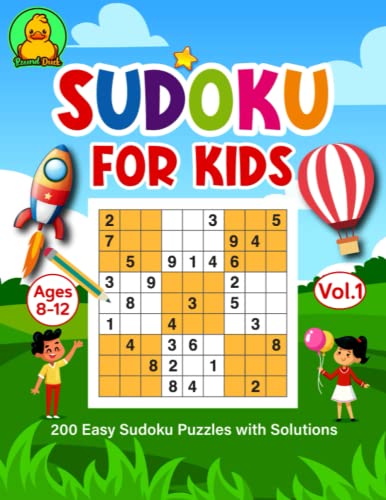 Sudoku for Kids Ages 8-12 Vol.1: 200 EASY SUDOKU PUZZLES WITH SOLUTIONS 9x9 Challenging and Educational! Great Way to Get Them Started in Numbers. Early Learning For Smart and Logical Kids image 2