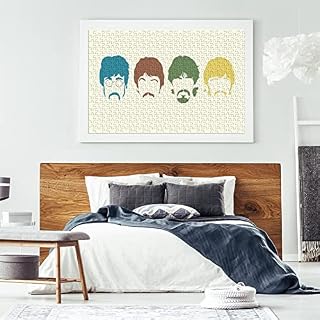 500pcs Jigsaw Puzzle The Beatles Boys Girls Fun Puzzles Toys Famous Bands Easy Puzzle Game for Brain Training Stress Relieve Gift Party Favor 500pcs (52x38cm) - Les Beatles, Paul McCartney, John Lennon, RIngo Starr, George Harrison 500pcs Jigsaw Puzzle The Beatles Boys Girls Fun Puzzles Toys Famous Bands Easy Puzzle Game for Brain Training Stress Relieve Gift Party Favor 500pcs (52x38cm) – Image 7