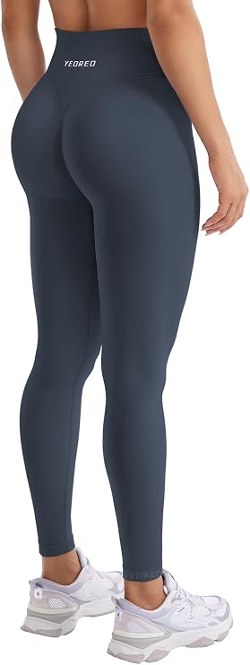 YEOREO Leggings deportivos para mujer, invisibles, para gimnasio, cintura…