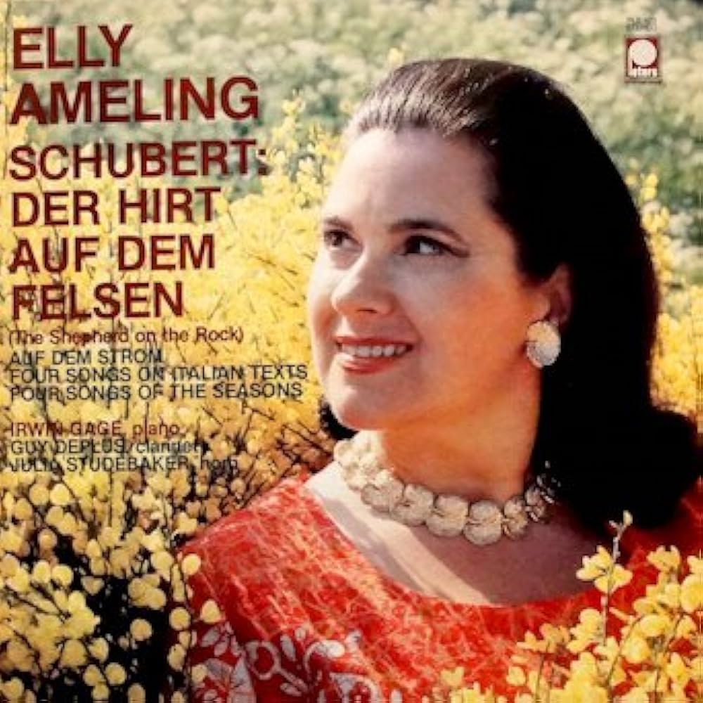 Schubert, Elly Ameling, Soprano, Elly Ameling, Irwin Gage, Guy