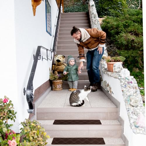 Alfombrillas para escaleras interiores y exteriores ideales para proteger a su familia y mascotas 4