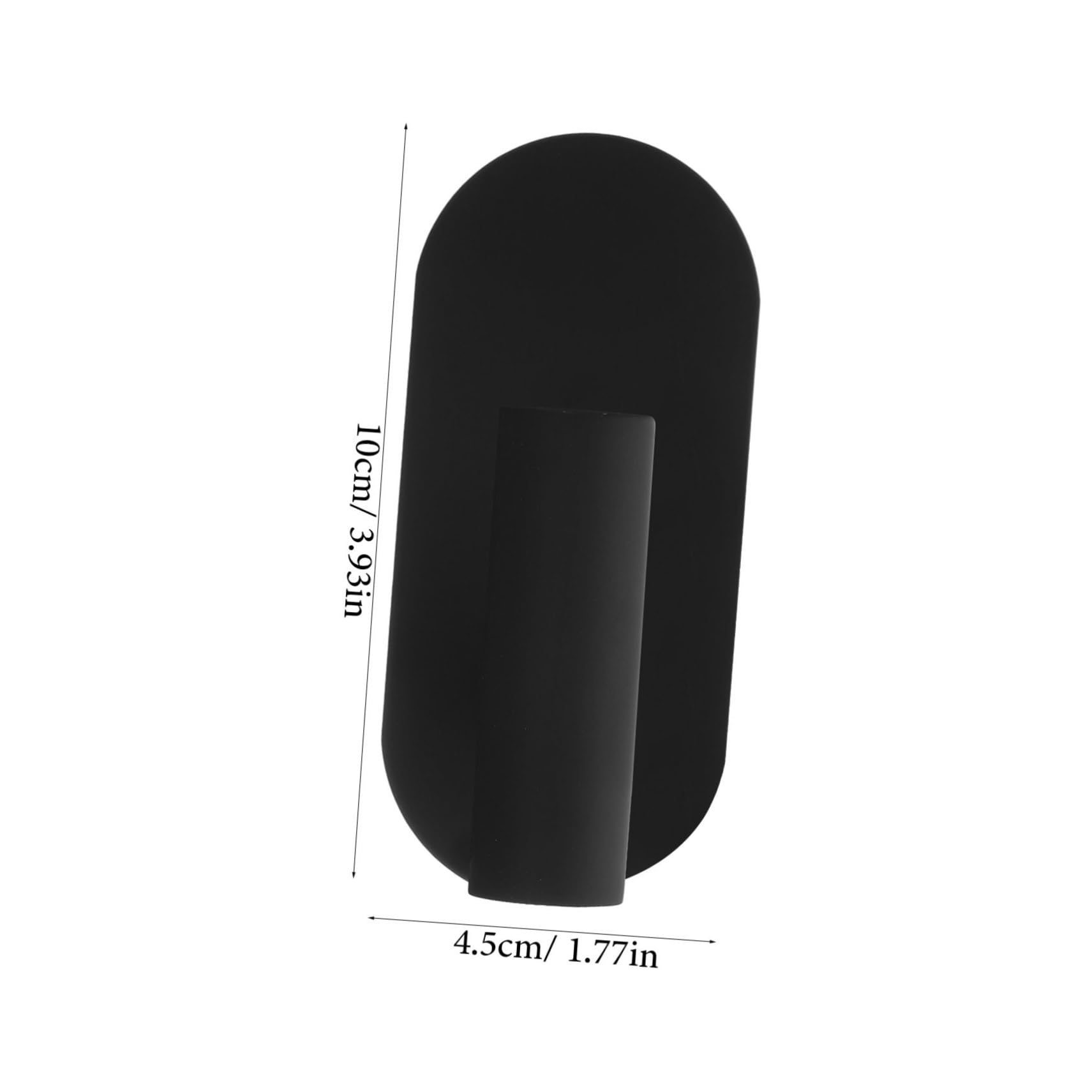 EXCEART 5 Set Gancio Adesivo in Acciaio Inossidabile Per Asciugamano Bagni Opaco Appendiabiti Ganci Da Bagno A Forma Di Sospeso Ganci Di Vestiti Ganci Neri Zaino Nero 2 Pezzi*5
