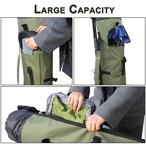 Canvas Pole Storage Bag and Tackle Gear Organizer (under $50)