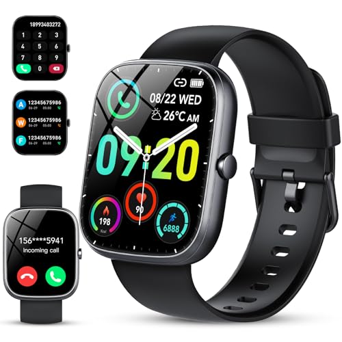 Smartwatch für Herren Damen,1,91' Voll Touch Smart watch mit Bluetooth Anrufe,100+Sportmodi IP68...