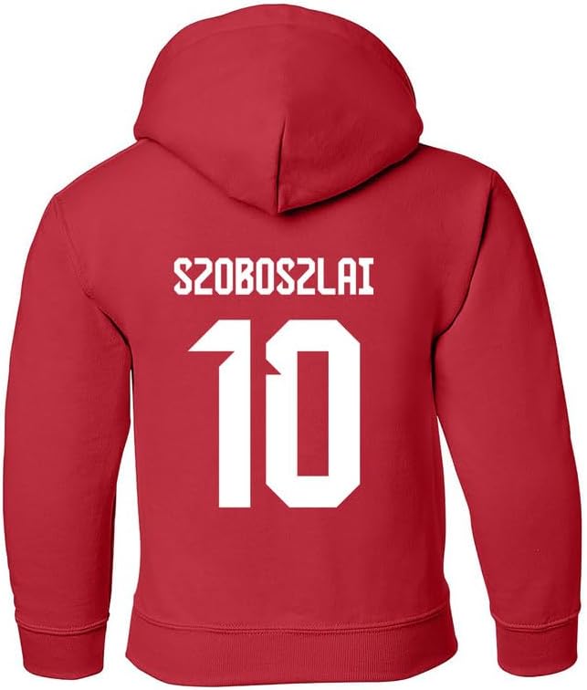 Tutiinca Hungary Soccer Cup Fan - Szoboszlai 10 Jersey Style Youth Hooded Sweatshirt