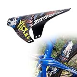 Modisches Aussehen: Mode Drucken Fahrrad Fender. Das Schutzblech Set reduziert die Reinigungs- und Reparaturzeit des Fahrrads. Macht Sie einzigartig unter vielen Radsportlern.