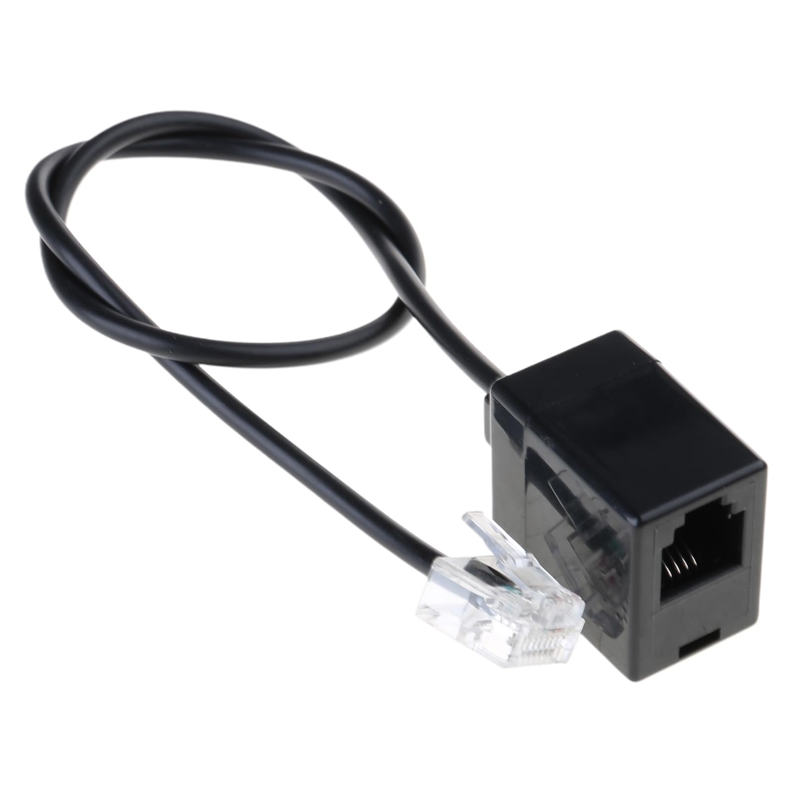 Maxtonser RJ45 to RJ11 Converter Adapter Cable Connector, Ethernet To Phone Line Connector RJ45 8P8C Male To RJ11 6P6C Female Cord