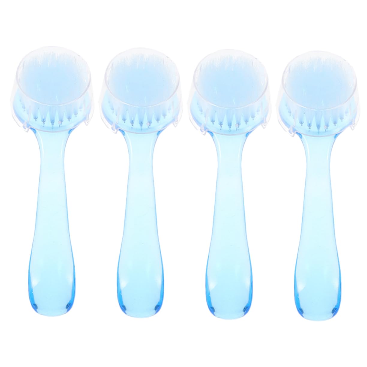 4pcs Nail Cleaning Brush Durable Fingernail Scrub Brushes with Bristles for Nail and Facial Cleansing for Men Women and Teens