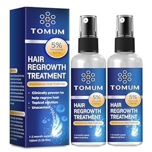 5% Minoxidil Hair Growth Spray For Men and Women Hair Regrowth Treatment Serum For Stronger Thicker Longer Hair Help to Stop Thinning and loss hair 4 Month supply