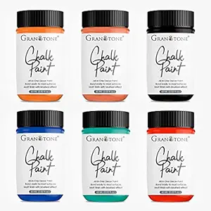 GRANOTONE Chalk Paint for Furniture Home Decor Crafts Eco Friendly All in One No Wax Needed DARK GLAMOUR