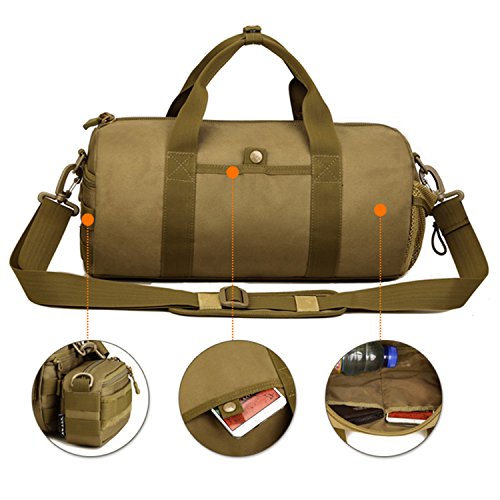 Huntvp Tactical Duffle Molle Handbag Gear Military Travel Carry On Shoulder Bag Small Valise #TOP3