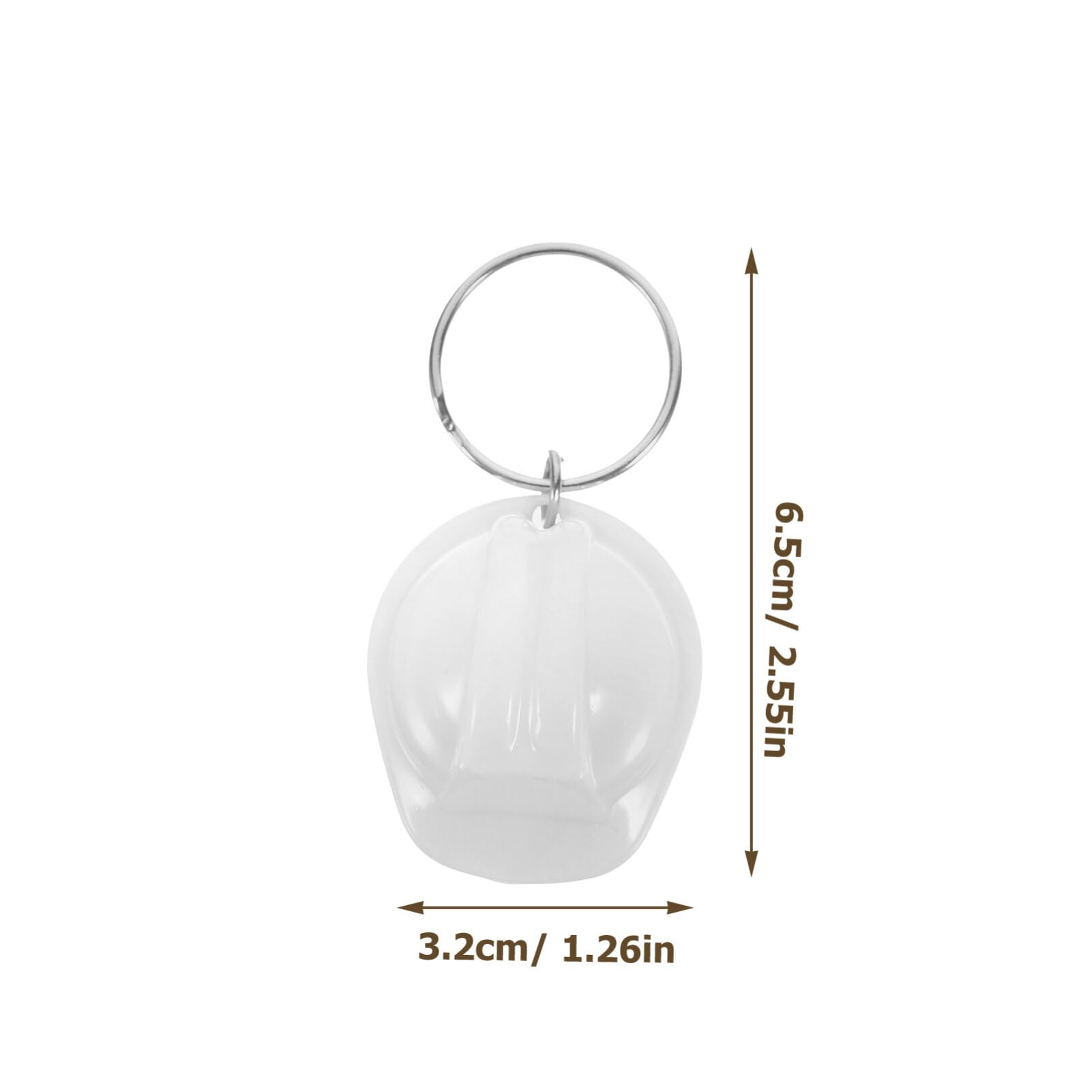 4 Porte-clés Casque De Chantier Avec Décapsuleur - Cadeau Homme, Déco Bricolage - Alliage Zinc - 8