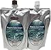 Organic Squid Ink Treatment Color Cream 1st 500ml + 2nd 500ml for Gray Hair Cover, No Scalp Pain with Fast Result (Natural Brown)