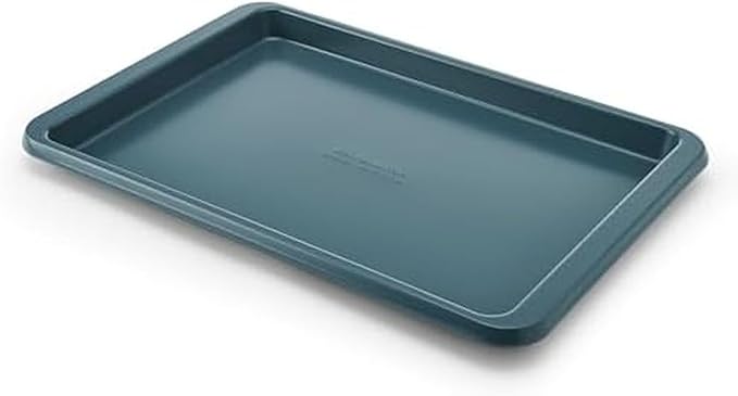 KitchenAid Nonstick Aluminized Steel Baking Sheet, Dishwasher Safe, Agave, 9x13