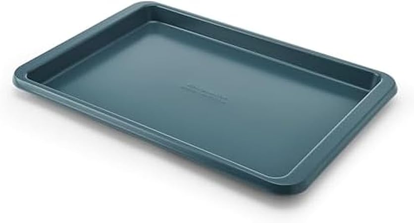 KitchenAid Nonstick Aluminized Steel Baking Sheet, Dishwasher Safe, Agave, 9x13