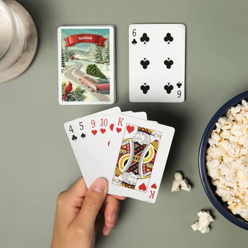 Lantern Press naipes póker 52 cartas tamaño estándar miniatura 2