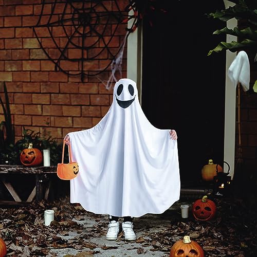 Disfraz de Fantasma con Bolsa de Calabaza para Niños 4-6 años miniatura 5