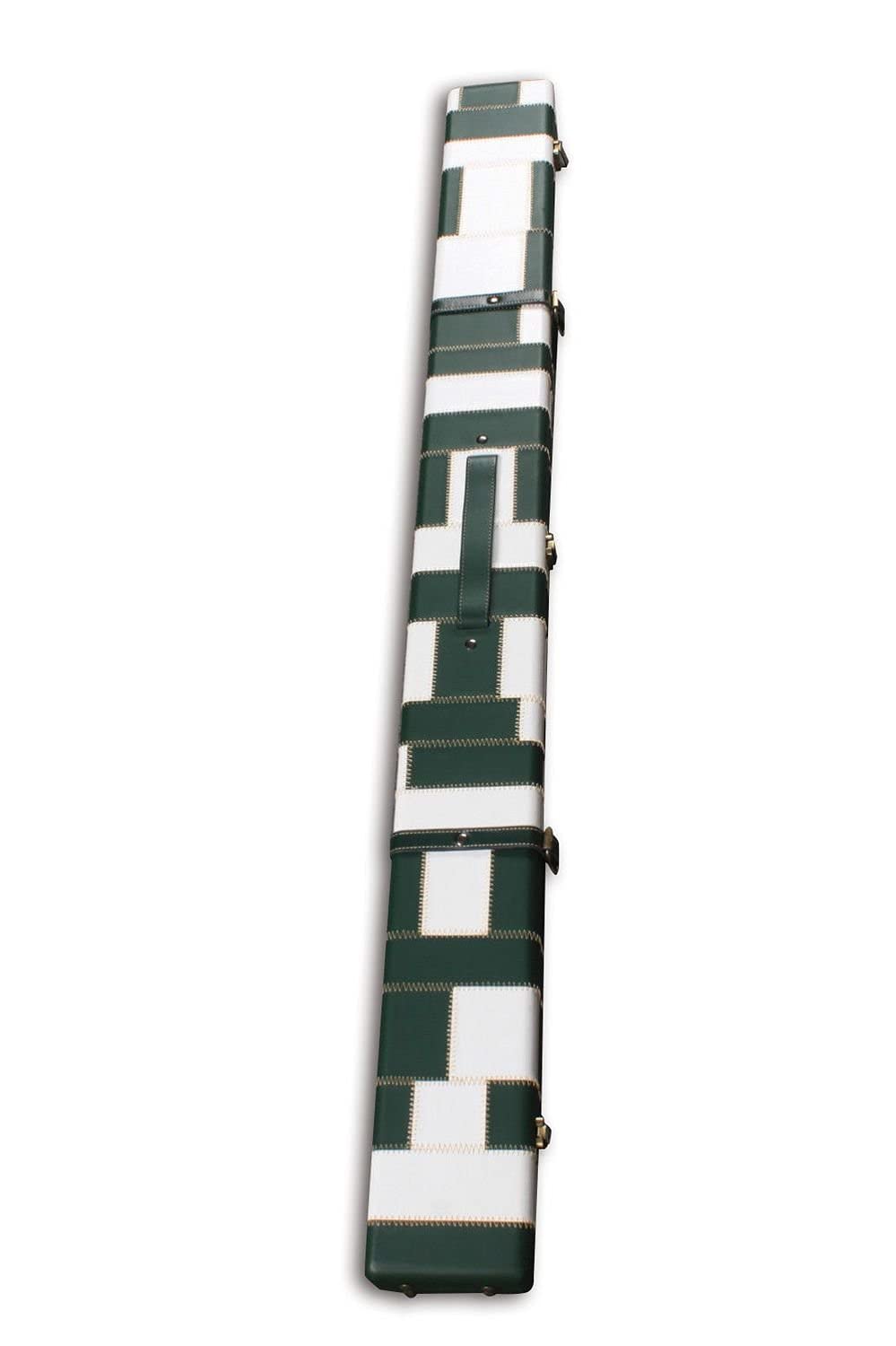 LPC Deluxe Wide 3/4 Pink/White 3 Compartment Tournament Style Snooker Cue Case - Holds 2 Cues - View #3