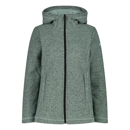 Veste hoodie femme CMP jade mel XL aux finitions soignées