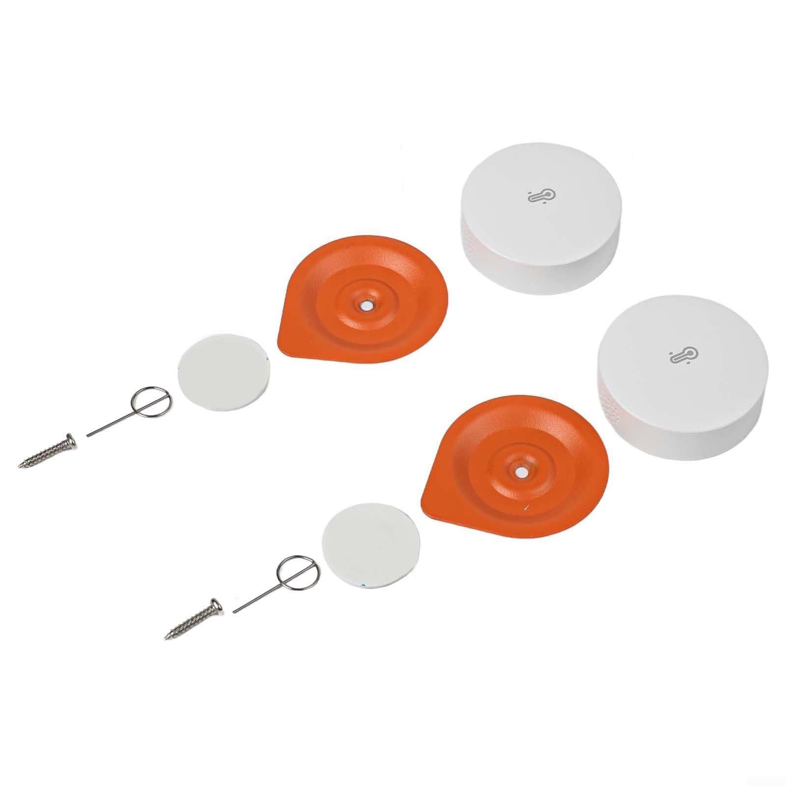 Zigbee - Sensor de temperatura y humedad interior (2 unidades, con función de alarma, precisión de ± 0,2 °C, para concentrador Zigbee 3.0, iHost y para smartthings, almacenamiento en la nube), color