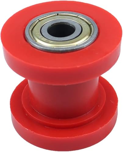 Miniatura 7 de Rueda guía de polea de rodillo de cadena de 0.394in para motocicleta ATV 125 cc 140 cc 160 cc SSR XR125 CRF50 KLX110 Pitster Mini Dirt Pit Bike Rojo